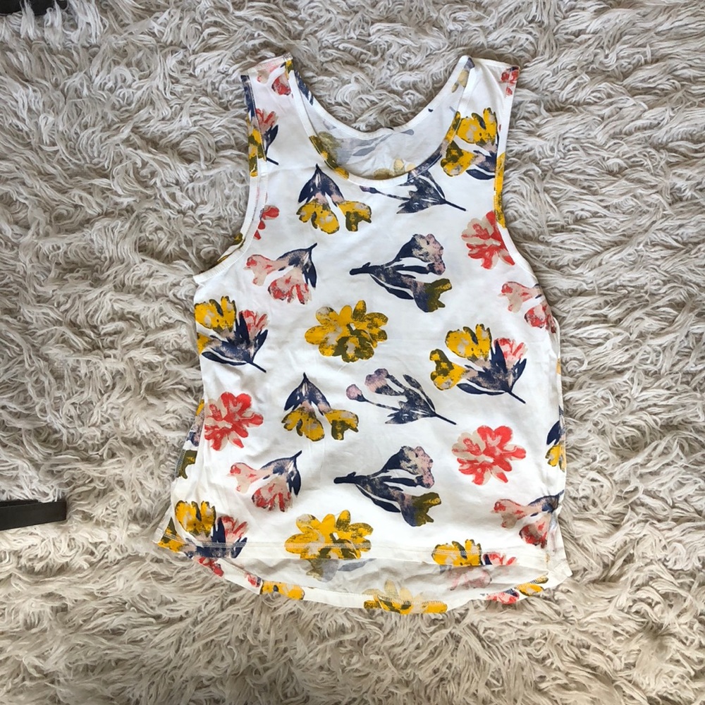 Floral tank top
